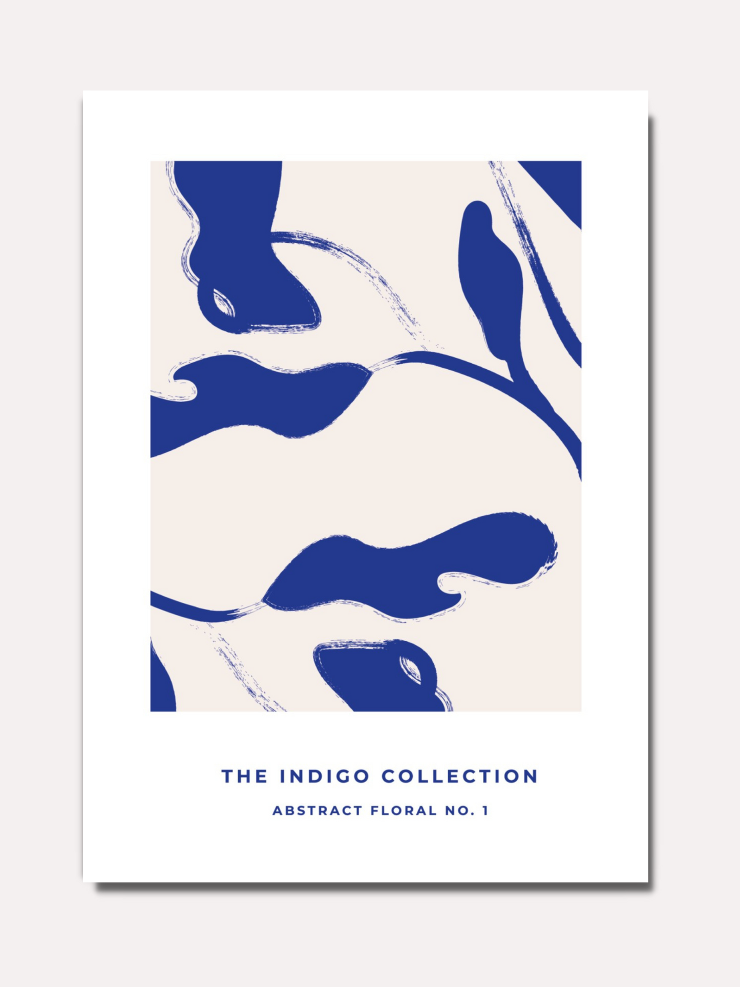 Blue leaves N°1 - Indigo collection