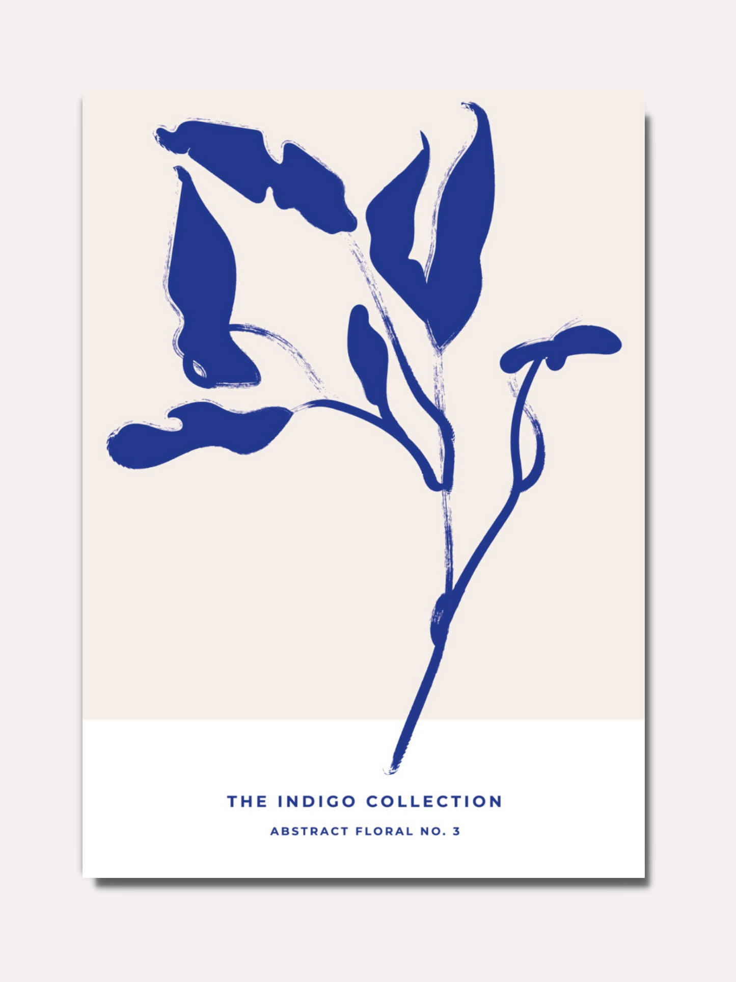 Blue leaves N°2 - Indigo collection