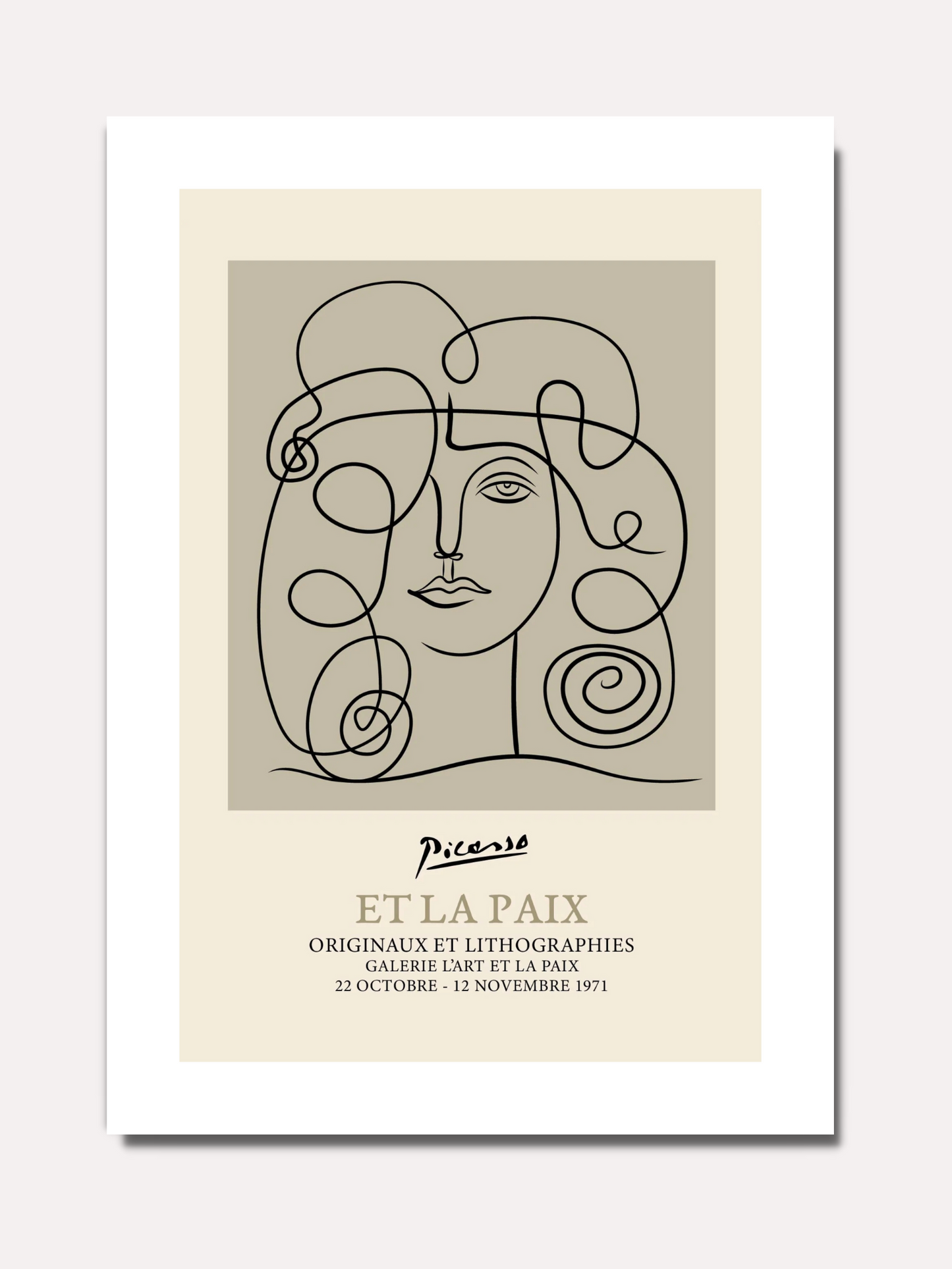 Picasso - Dessin femme N°3 - BELHUES