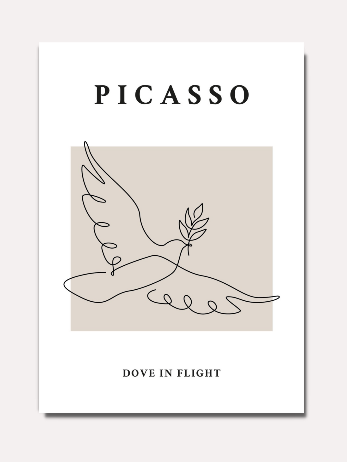 Picasso - Dove in flight