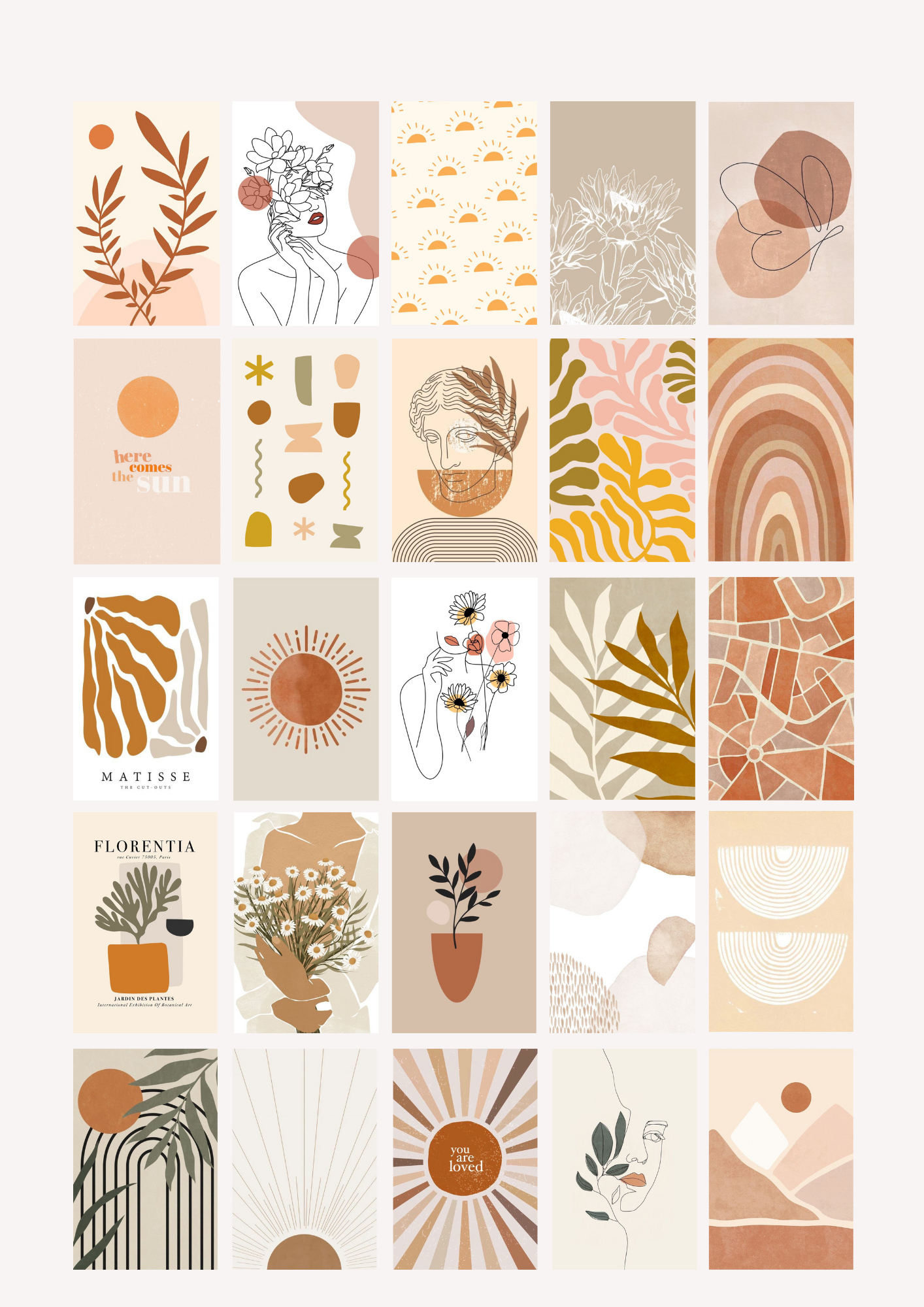 Kit collage Bohemian