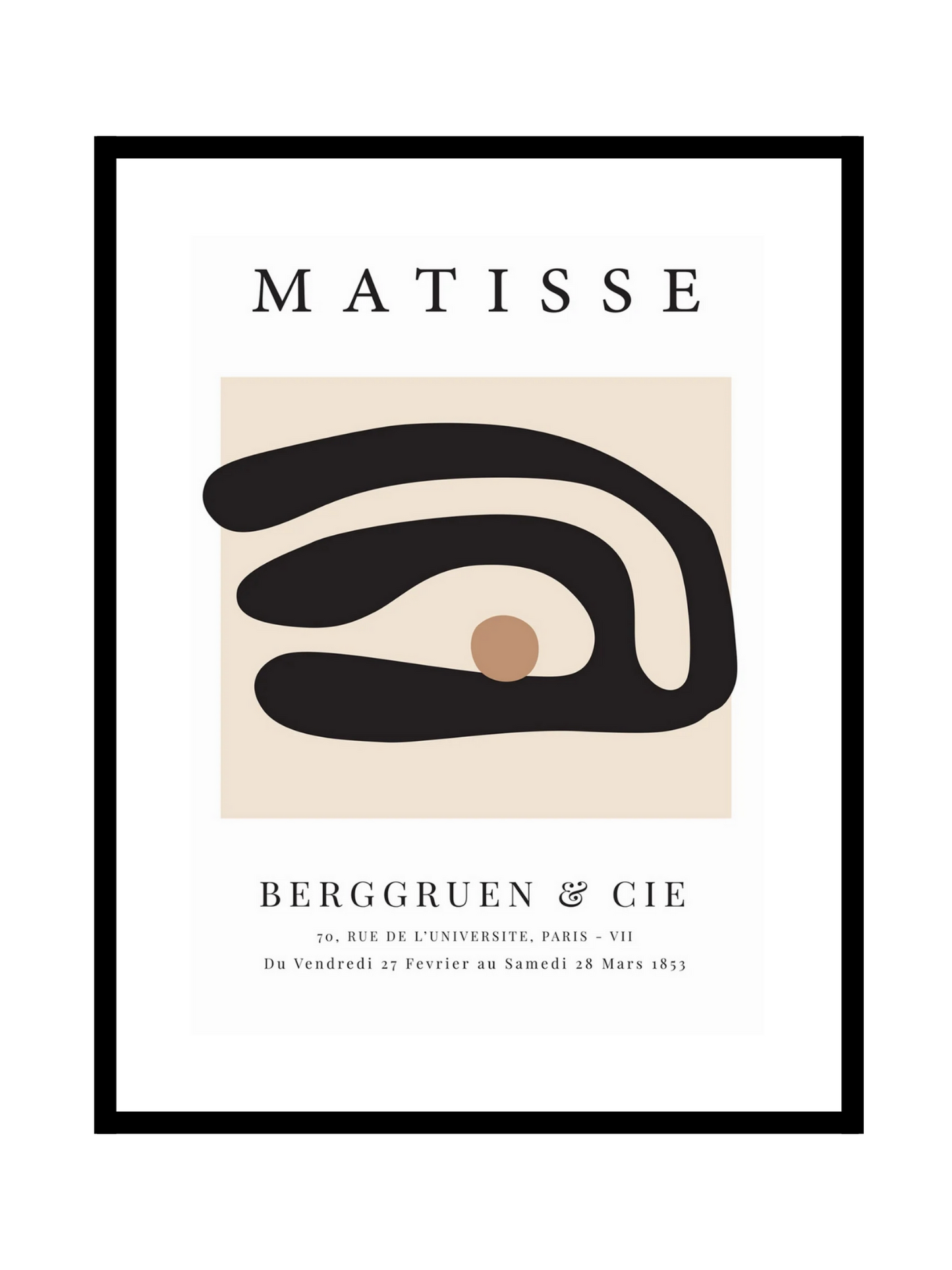 Matisse - Berggruen & Cie Black N°4 - BELHUES