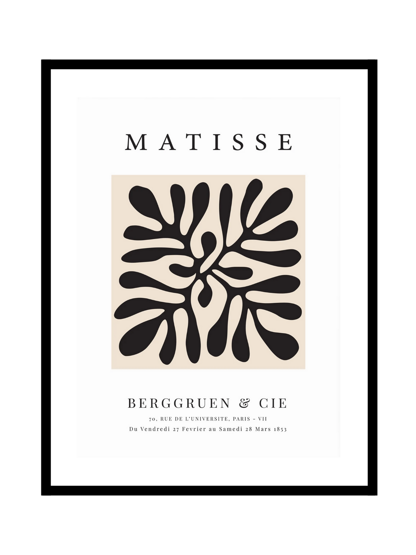 Matisse - Berggruen & Cie Black N°1 - BELHUES