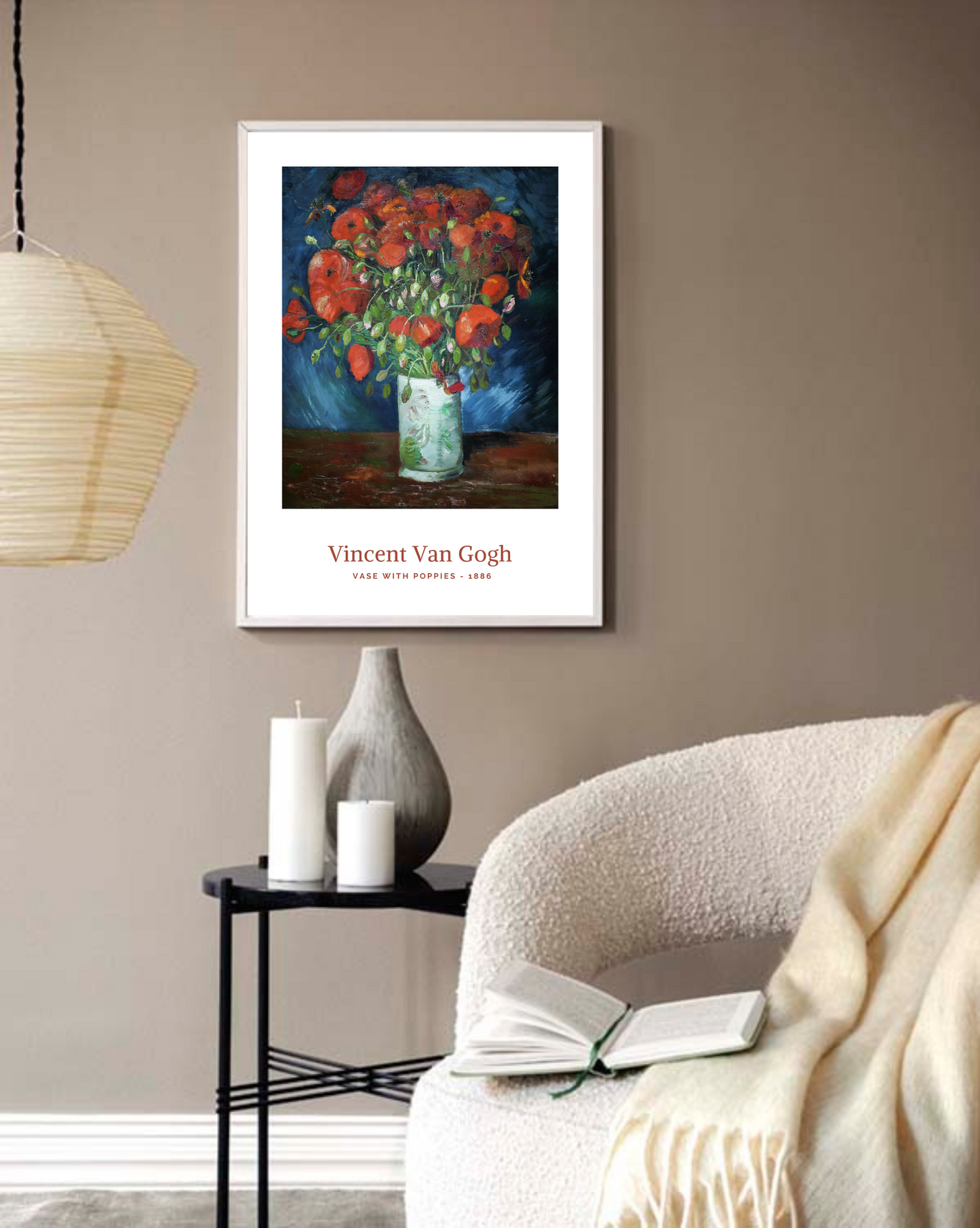 Vincent Van Gogh - Vase with Poppies - BELHUES