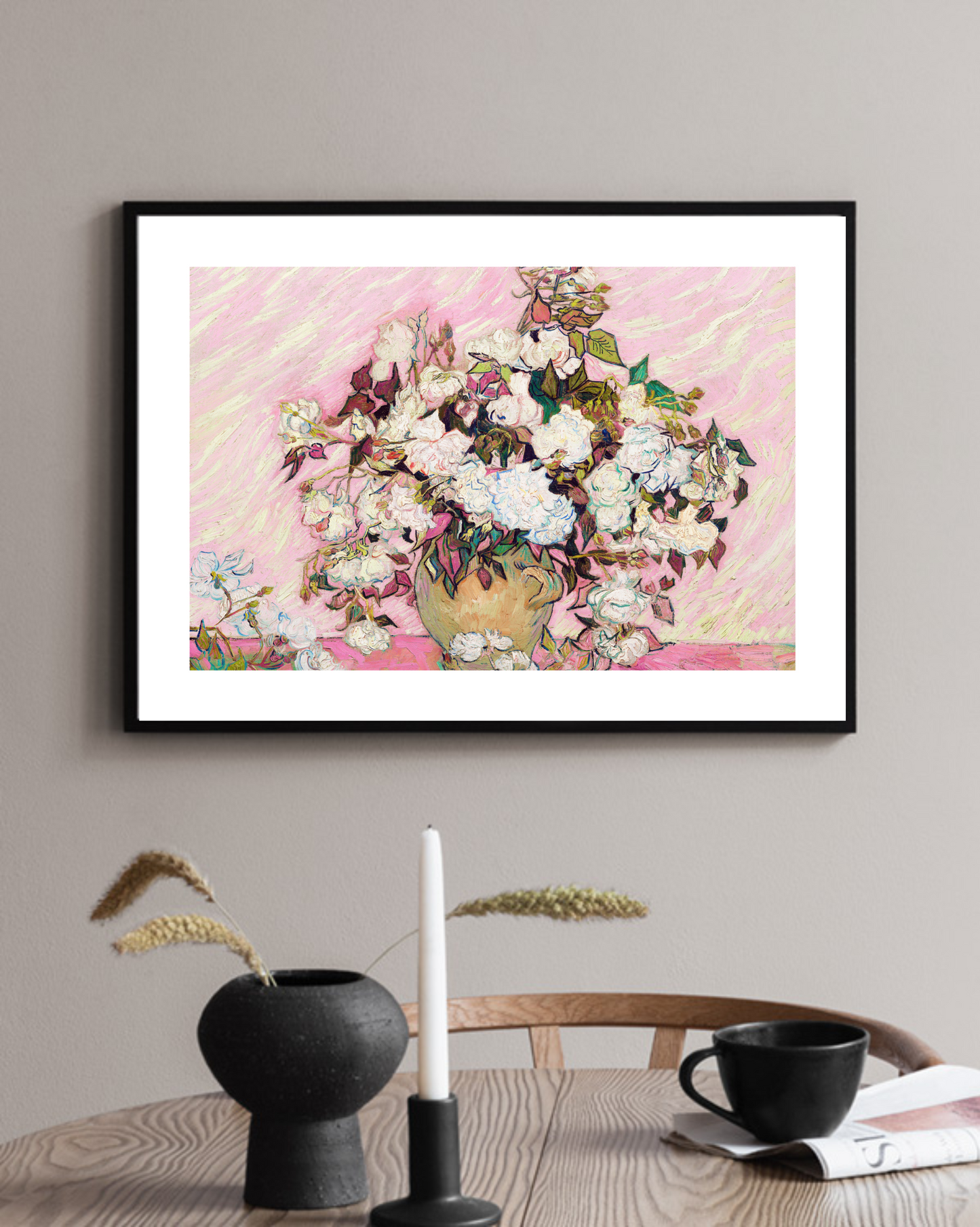 Vincent Van Gogh - Roses In a Vase - BELHUES