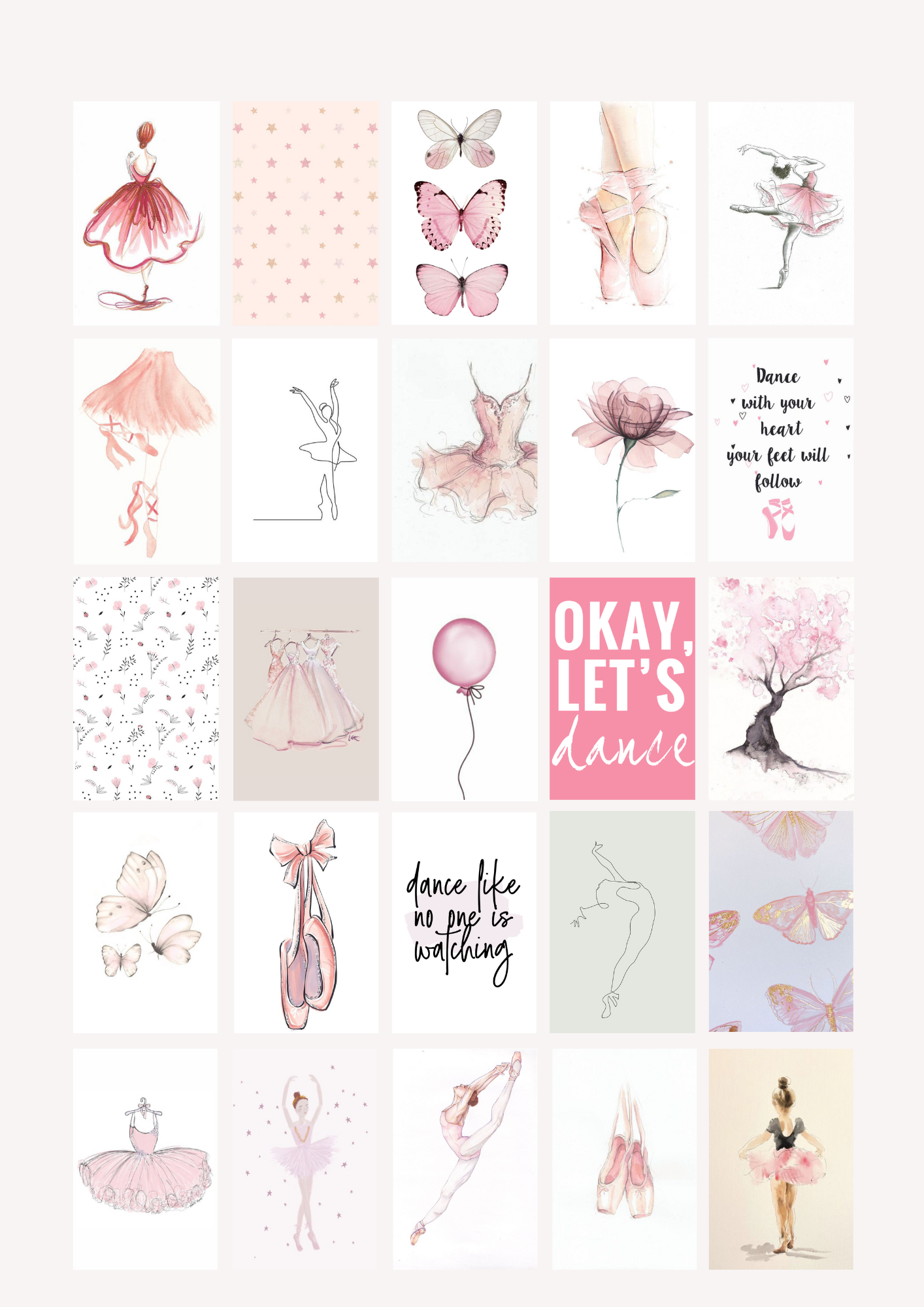 Kit collage Ballerina - BELHUES