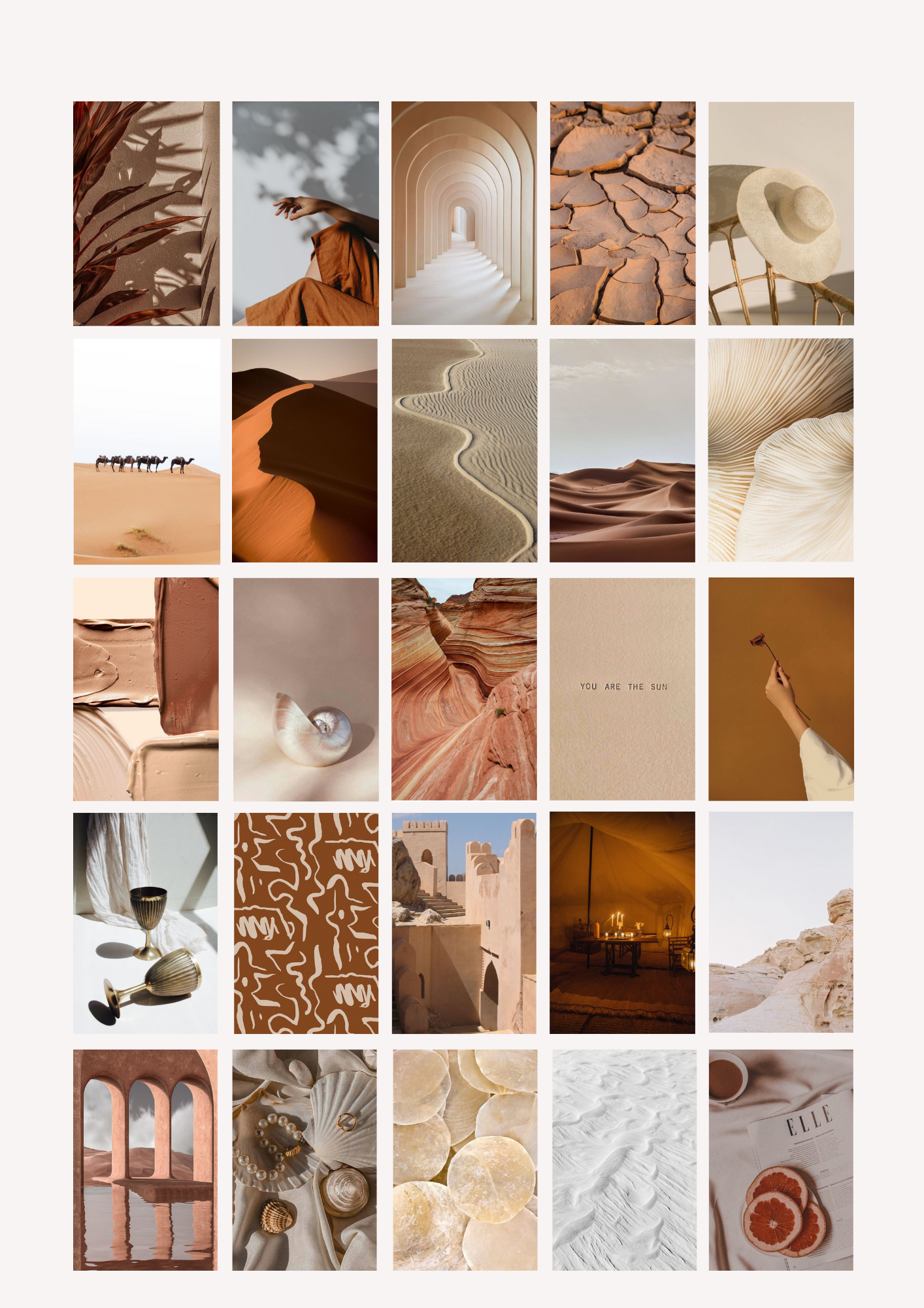 Kit collage Désert Terracotta - BELHUES