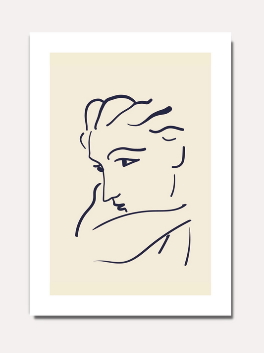 Matisse - Dessin homme - BELHUES
