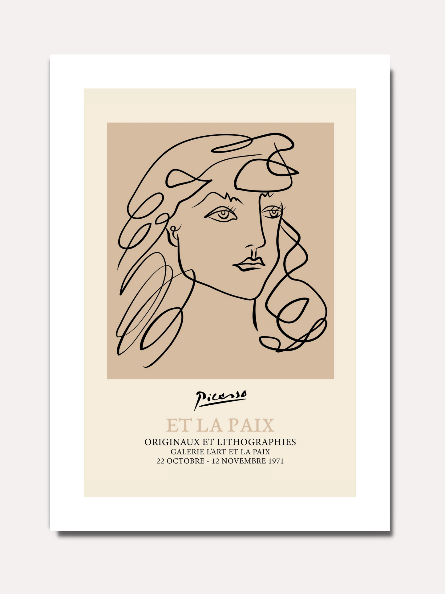 Picasso - Dessin femme N°2 - BELHUES
