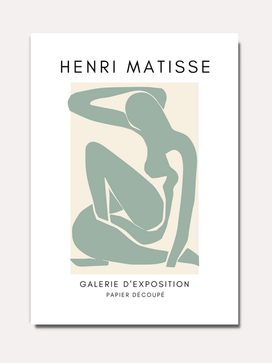 Matisse - Figure féminine vert - BELHUES