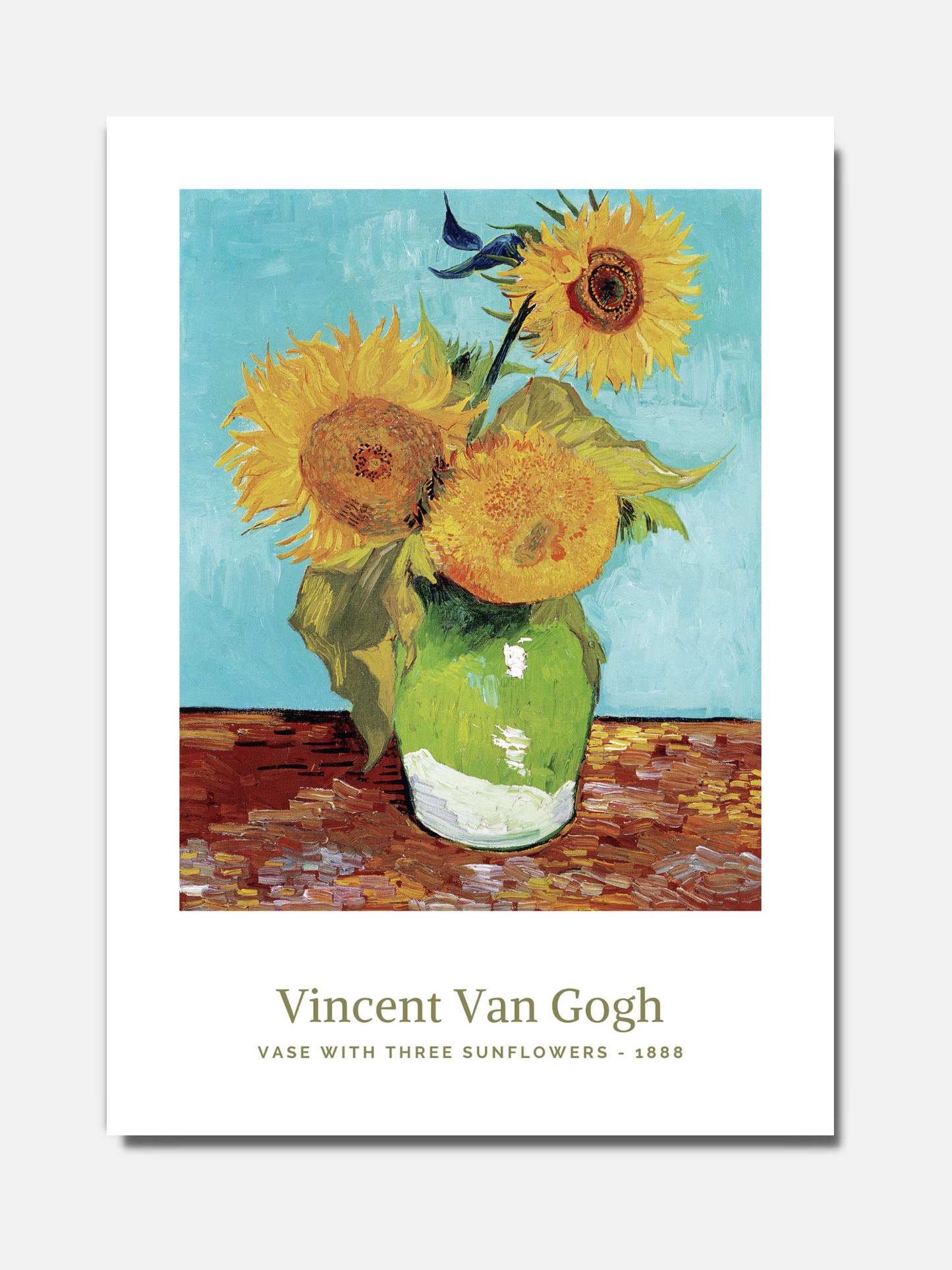 Vincent Van Gogh - Vase with Three Sunflowers - BELHUES