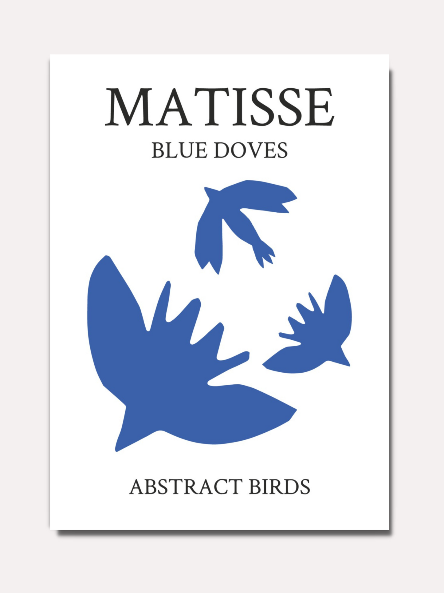 Matisse - Blue doves N°1