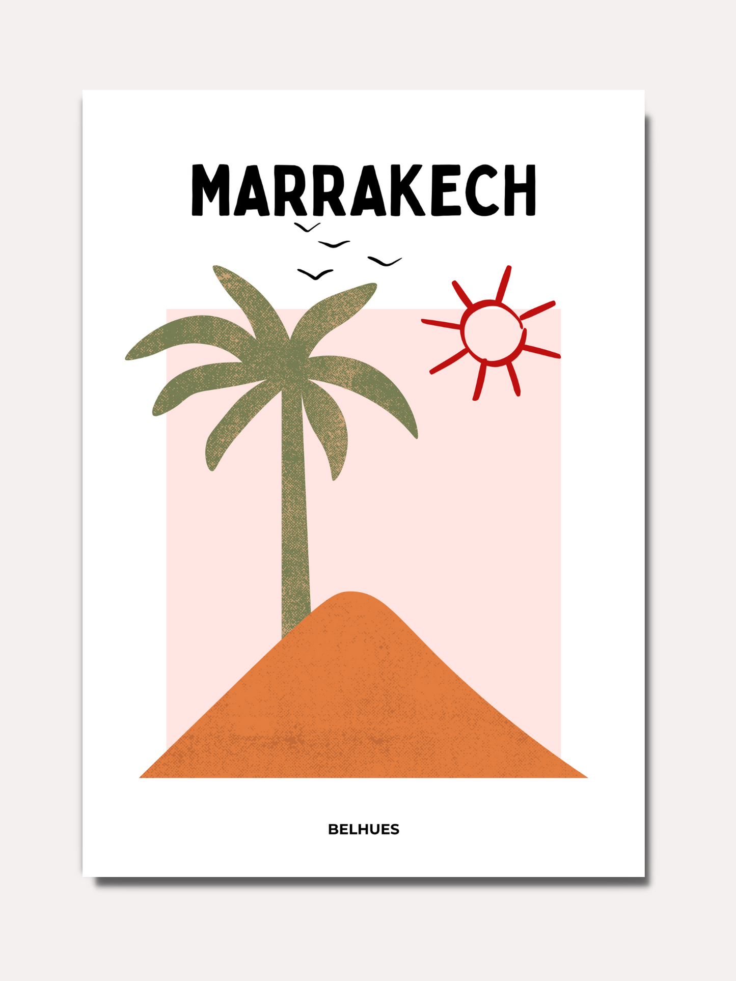 Marrakech abstract composition - BELHUES