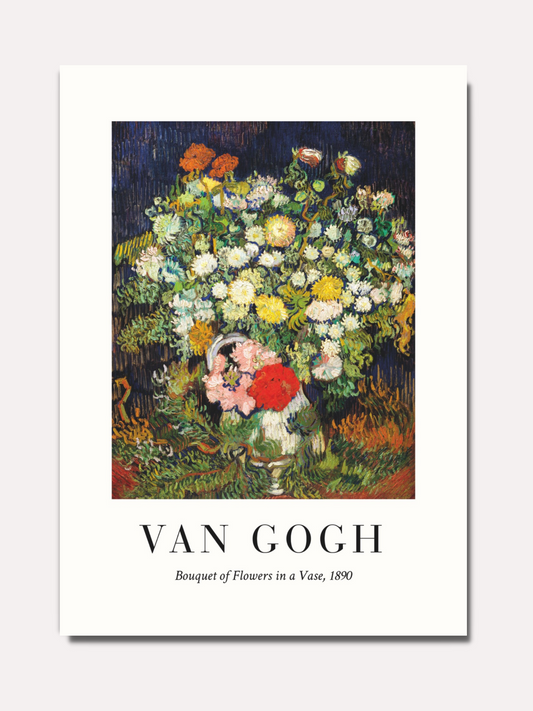 Vincent Van Gogh - Bouquet of Flowers in a Vase 1890