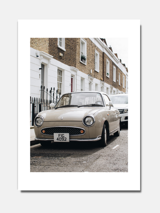 Voiture Vintage Beige - BELHUES