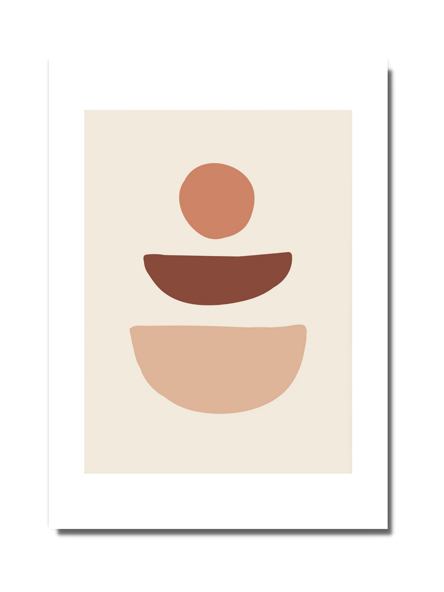 Abstract sunset - Beige - BELHUES