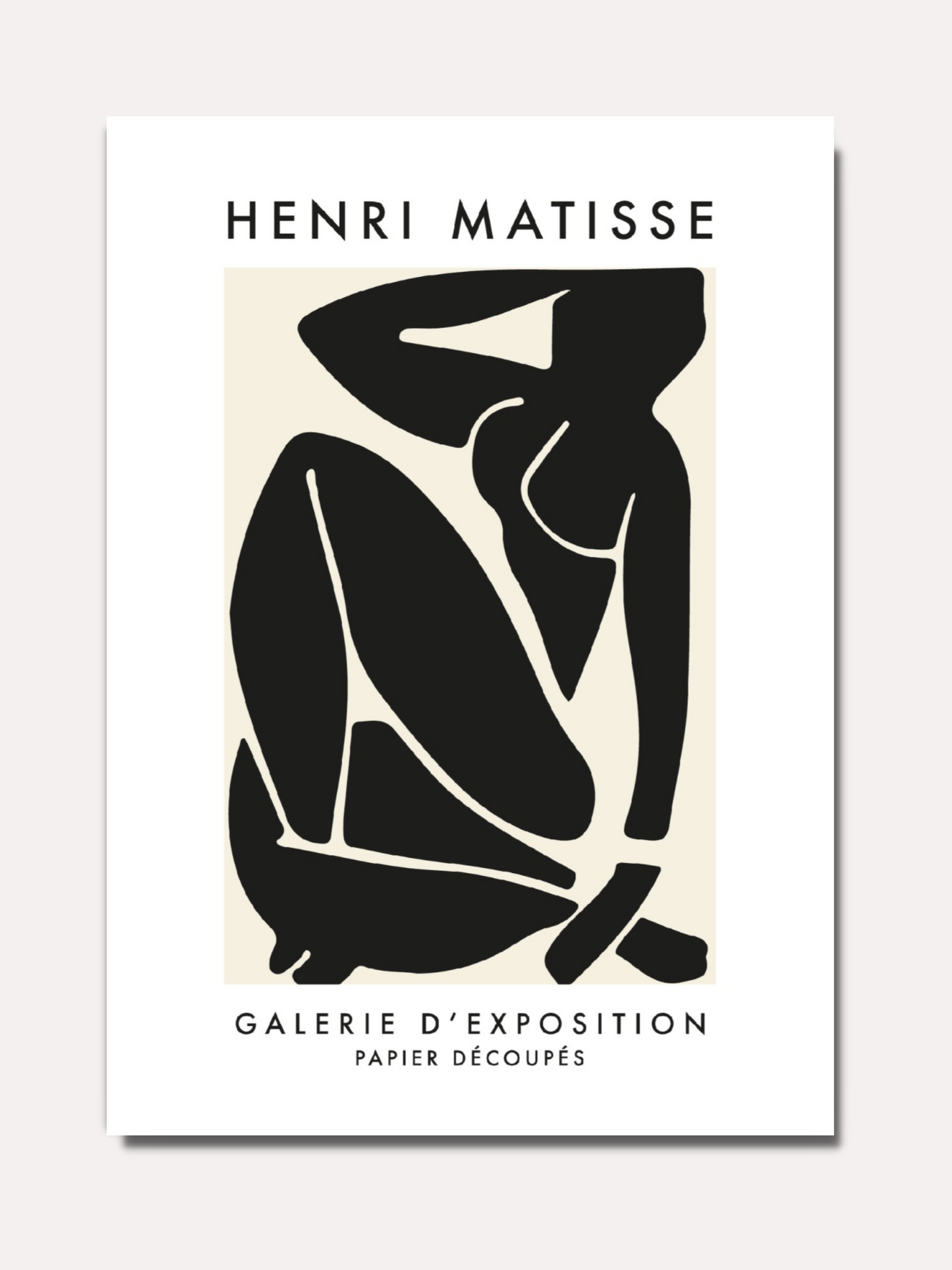 Matisse - Figure féminine noir N°2