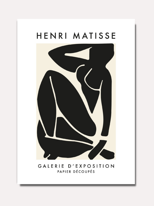 Matisse - Figure féminine noir N°2