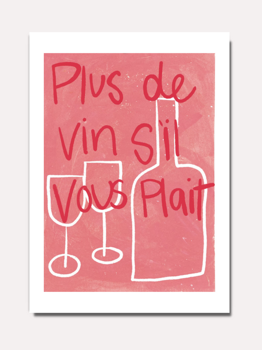 Plus de vin