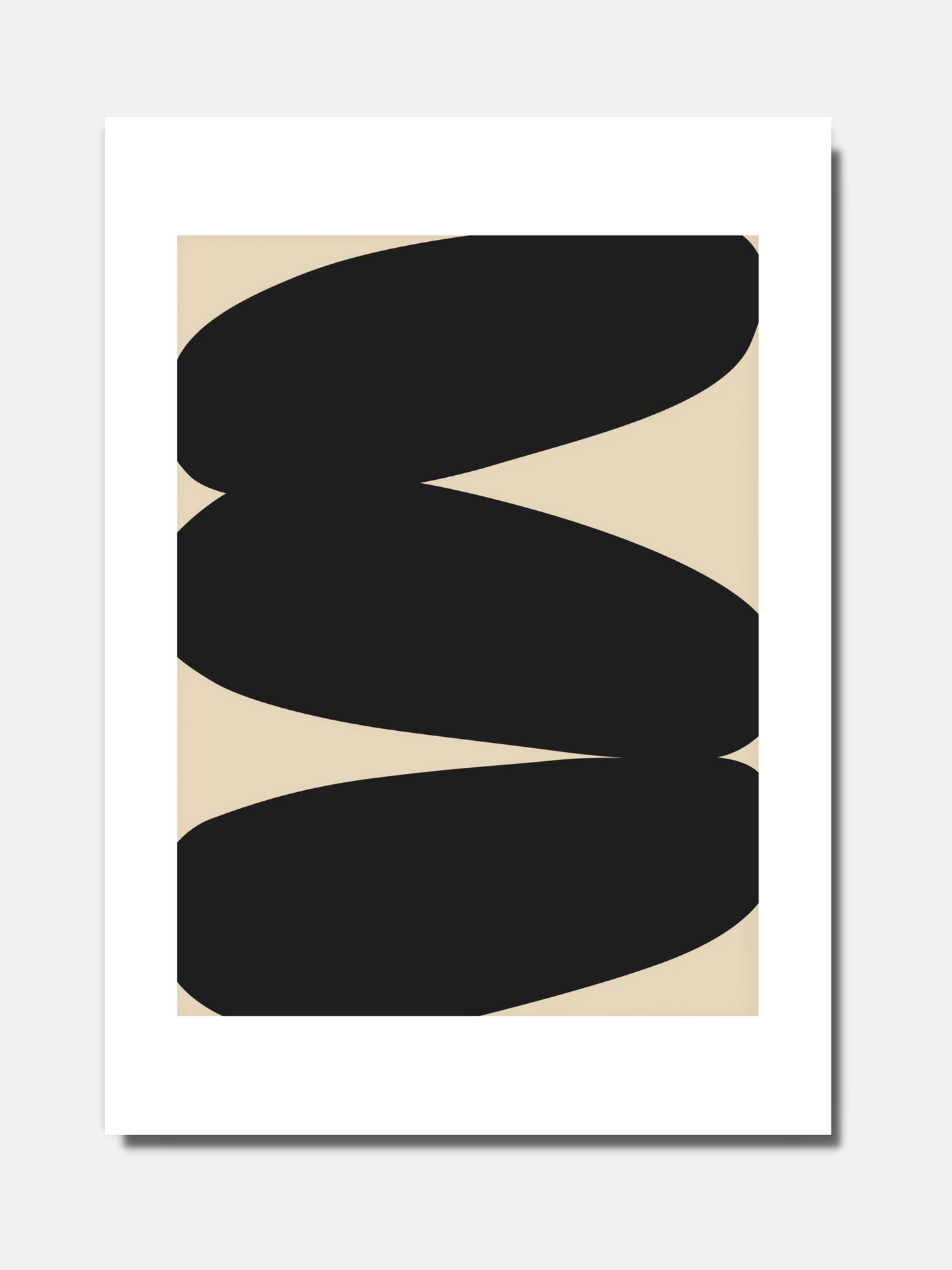 Abstract shape - Black N°2 - BELHUES