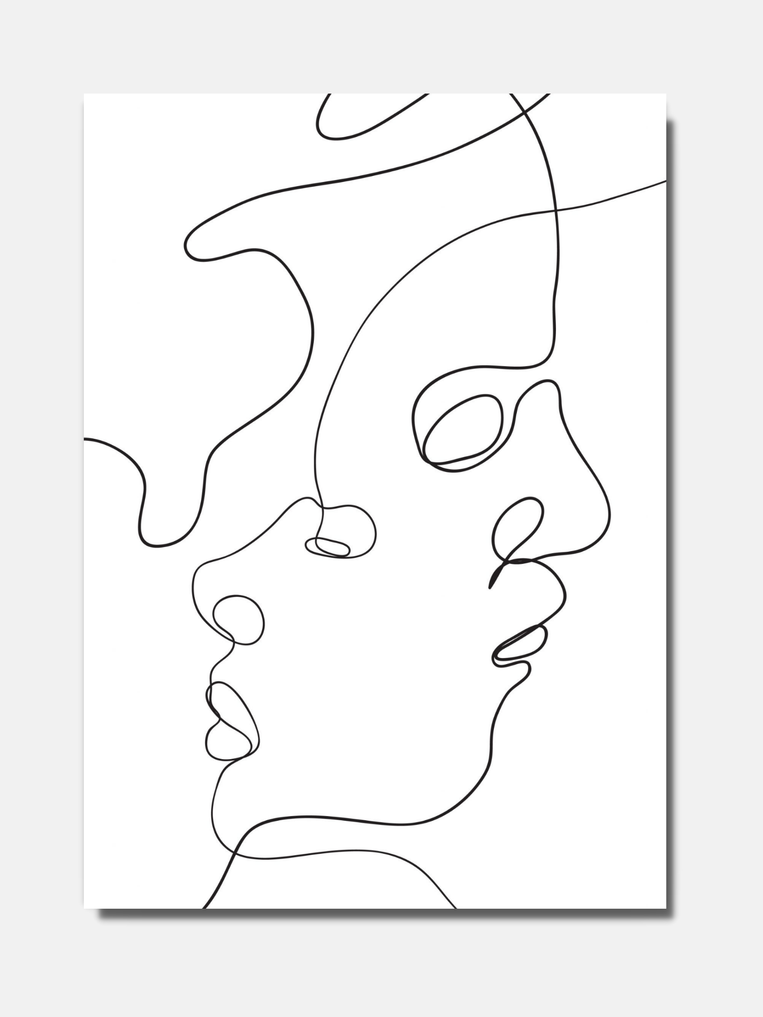 Abstract faces - Homme & Femme - BELHUES