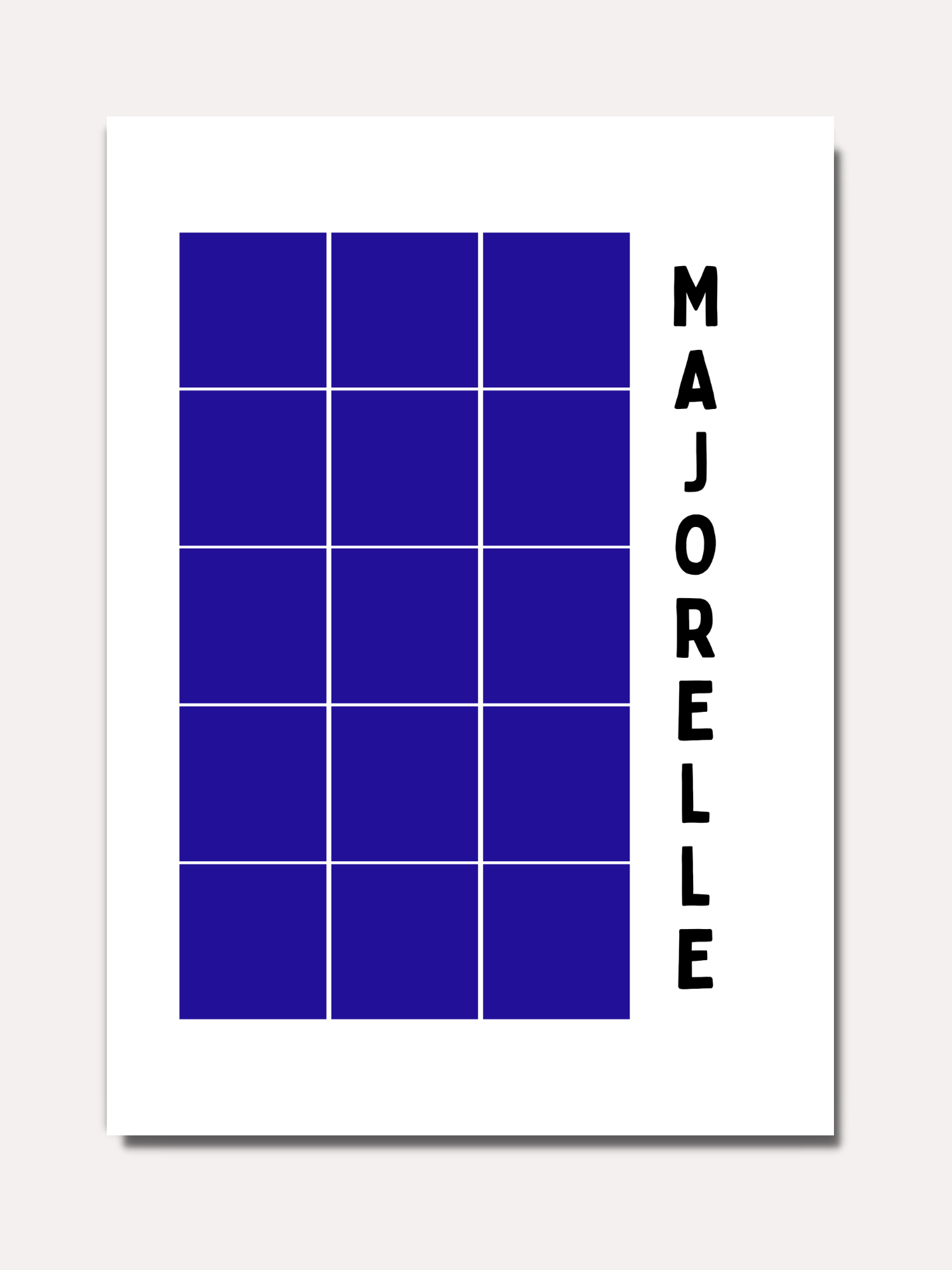 Marrakech - Majorelle blue zellige - BELHUES