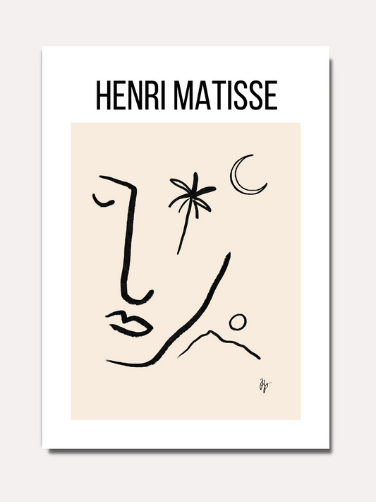 Matisse - Visage abstrait N°1 - BELHUES
