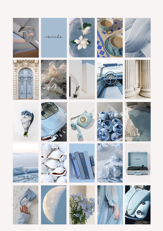 Kit collage blue serenity