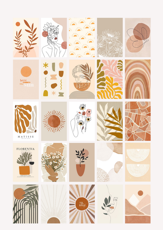 Kit collage Bohemian