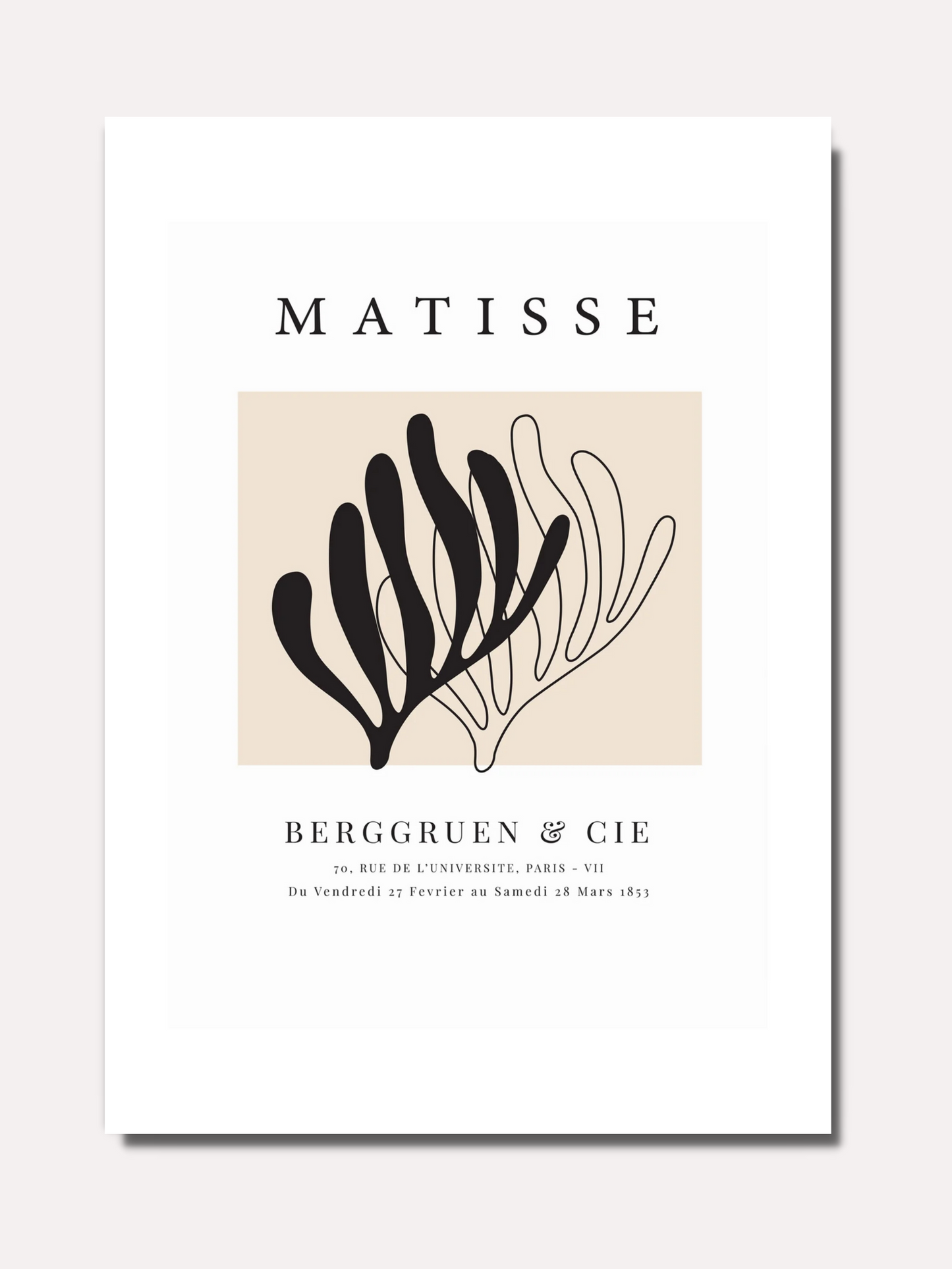Matisse - Berggruen & Cie Black N°3 - BELHUES