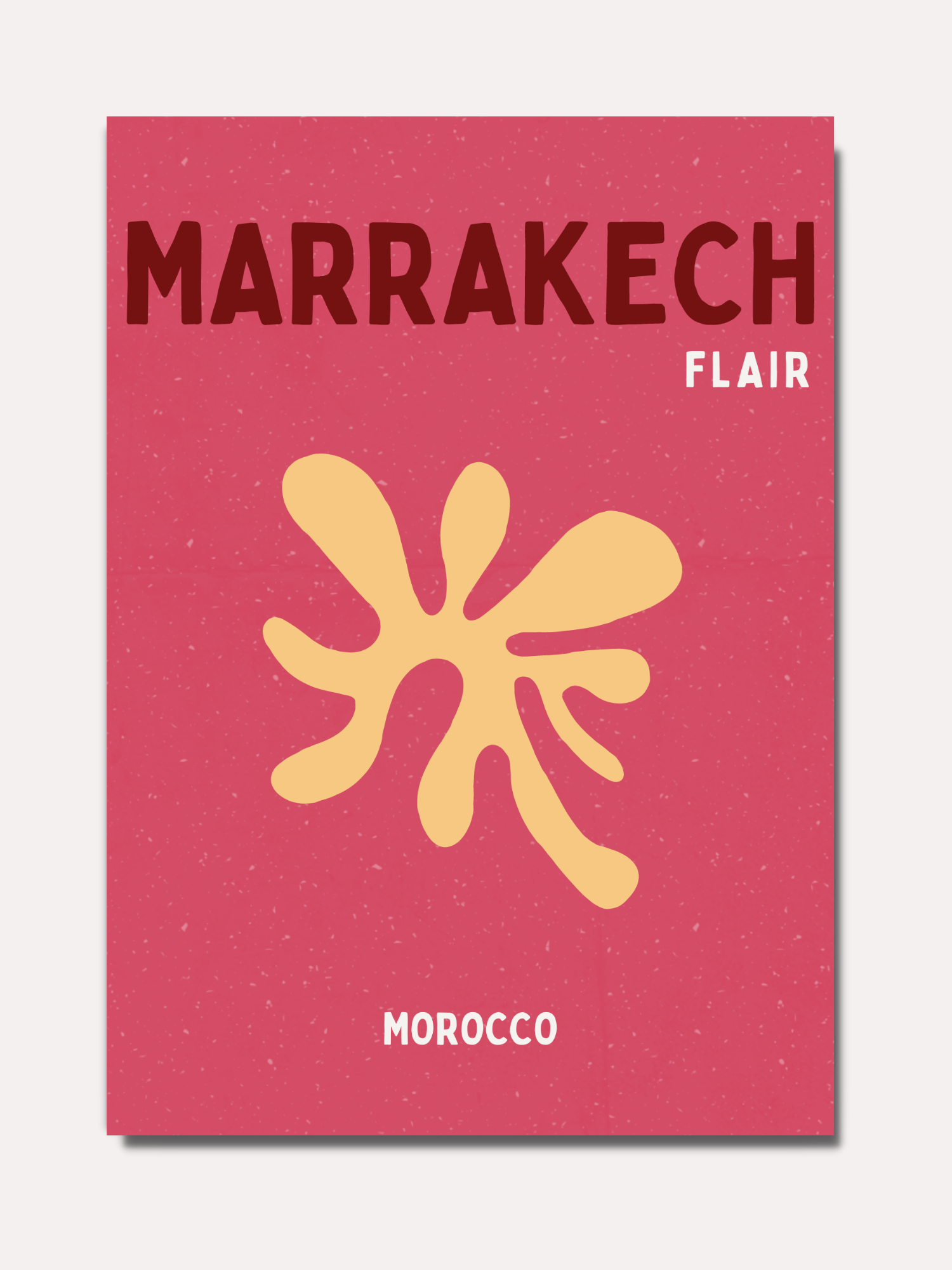 Marrakech abstract shape N°2 - BELHUES