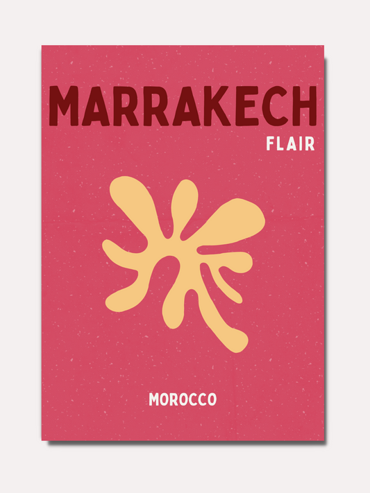 Marrakech abstract shape N°2 - BELHUES