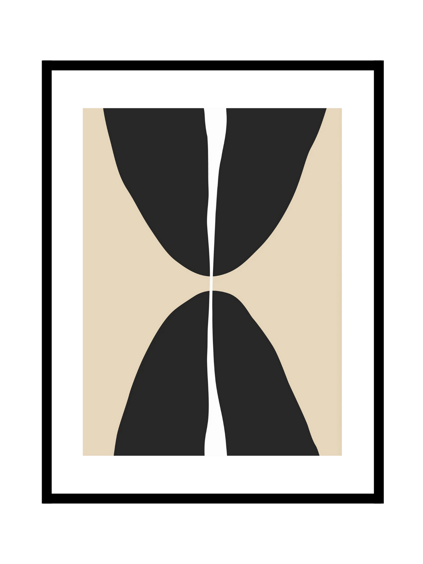 Abstract shape - Black N°1 - BELHUES