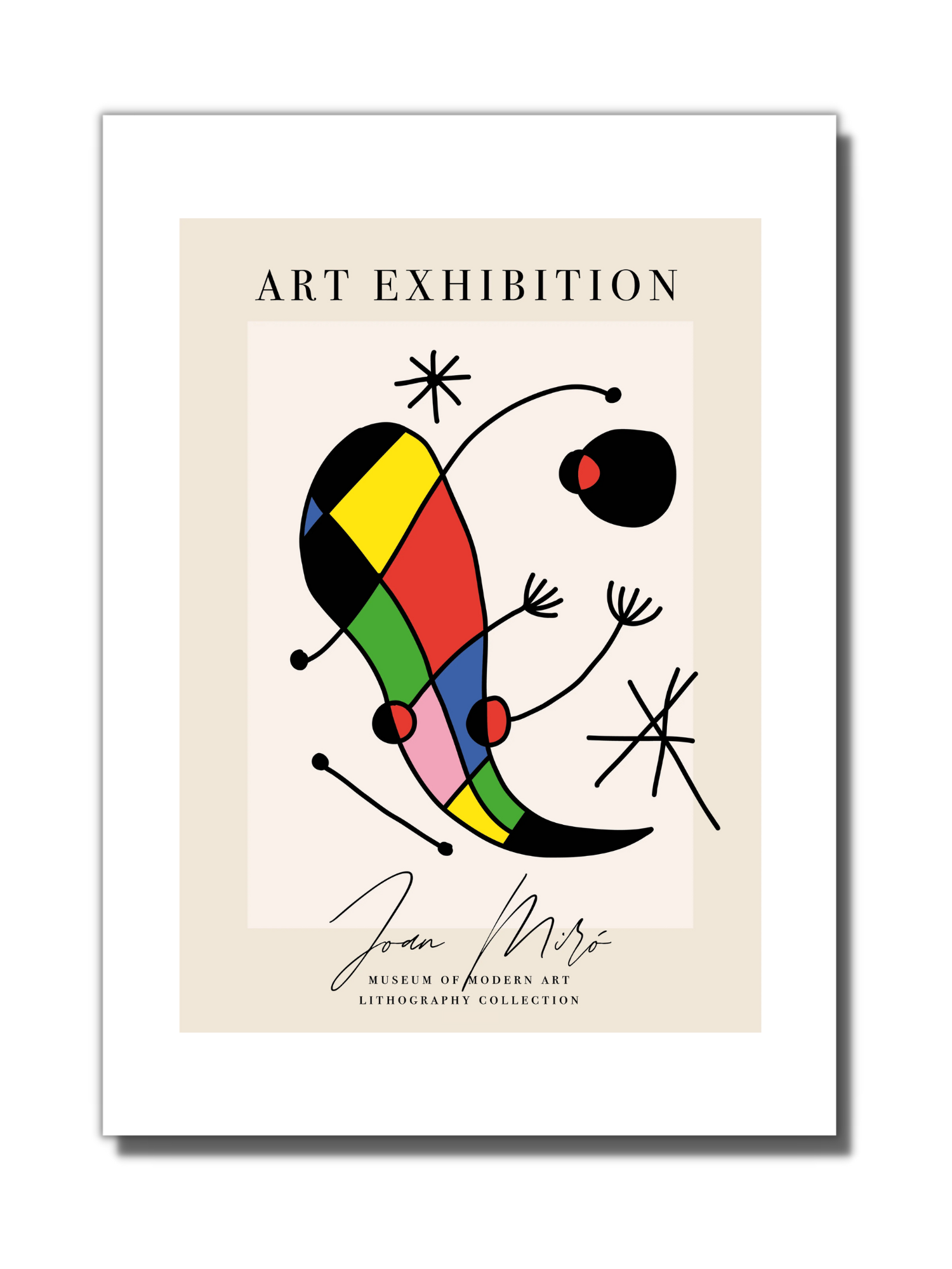 Joan Miro - Composition N°1 - BELHUES