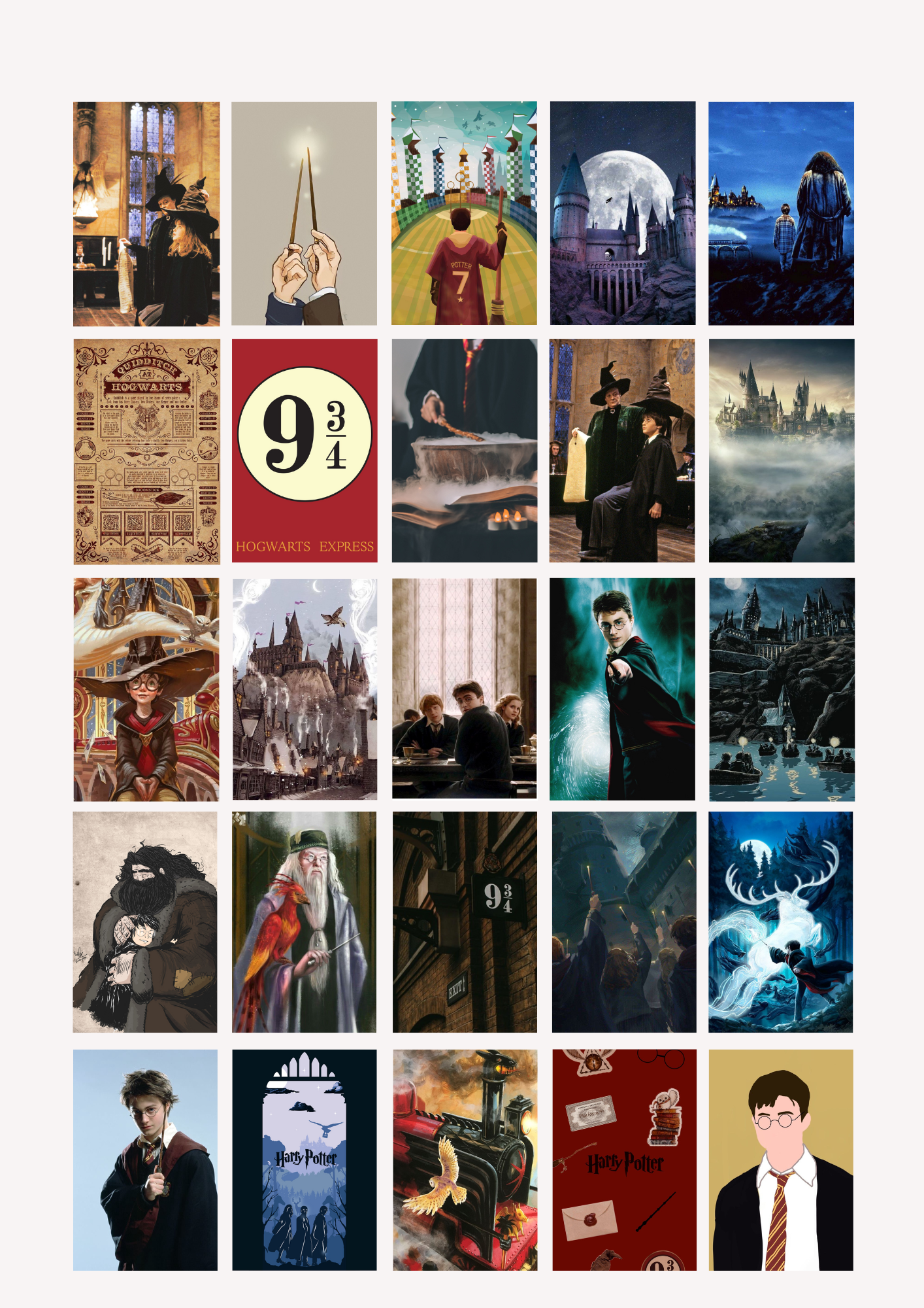 Kit collage Harry Potter - BELHUES