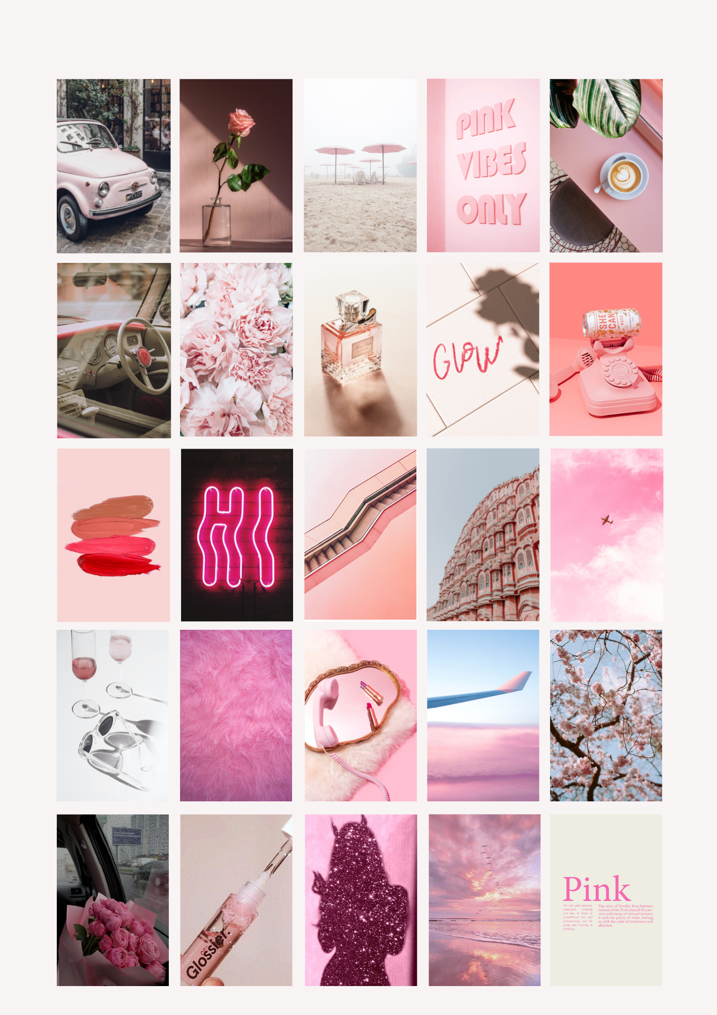 Kit collage Pink Vibes - BELHUES