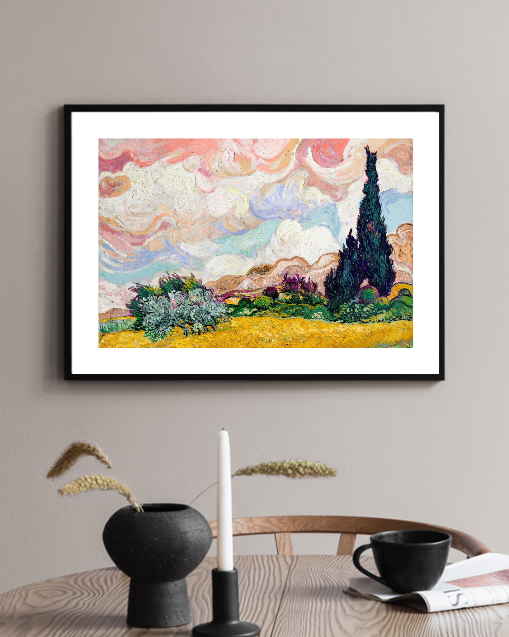 Vincent Van Gogh - Pastel Wheat Field - BELHUES