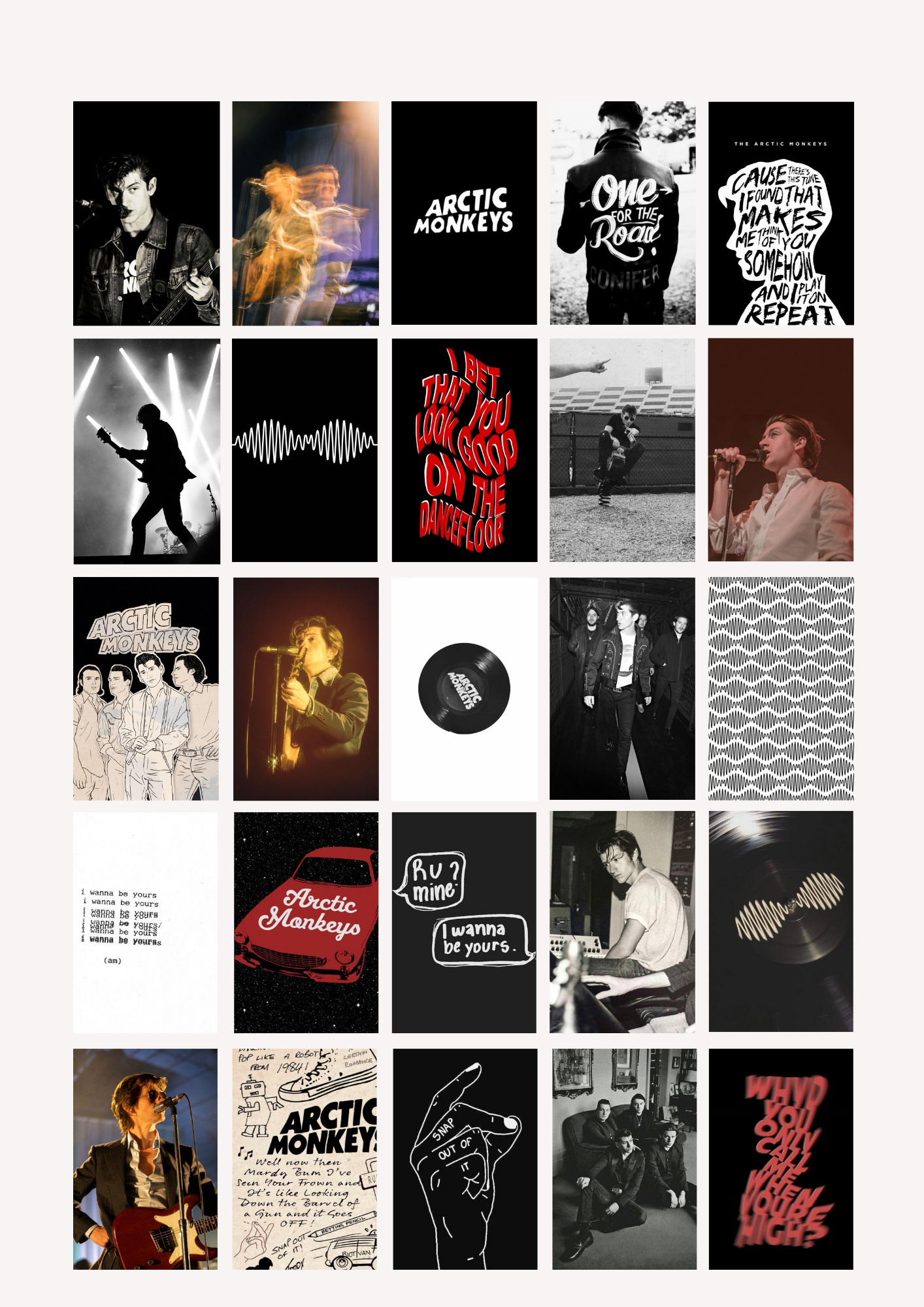 Kit collage Arctic Monkeys - BELHUES