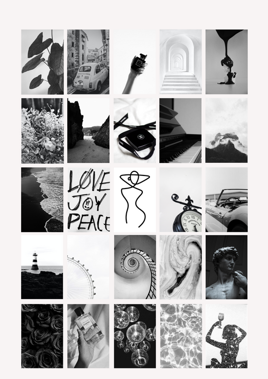 Kit collage Black & White N°1 - BELHUES