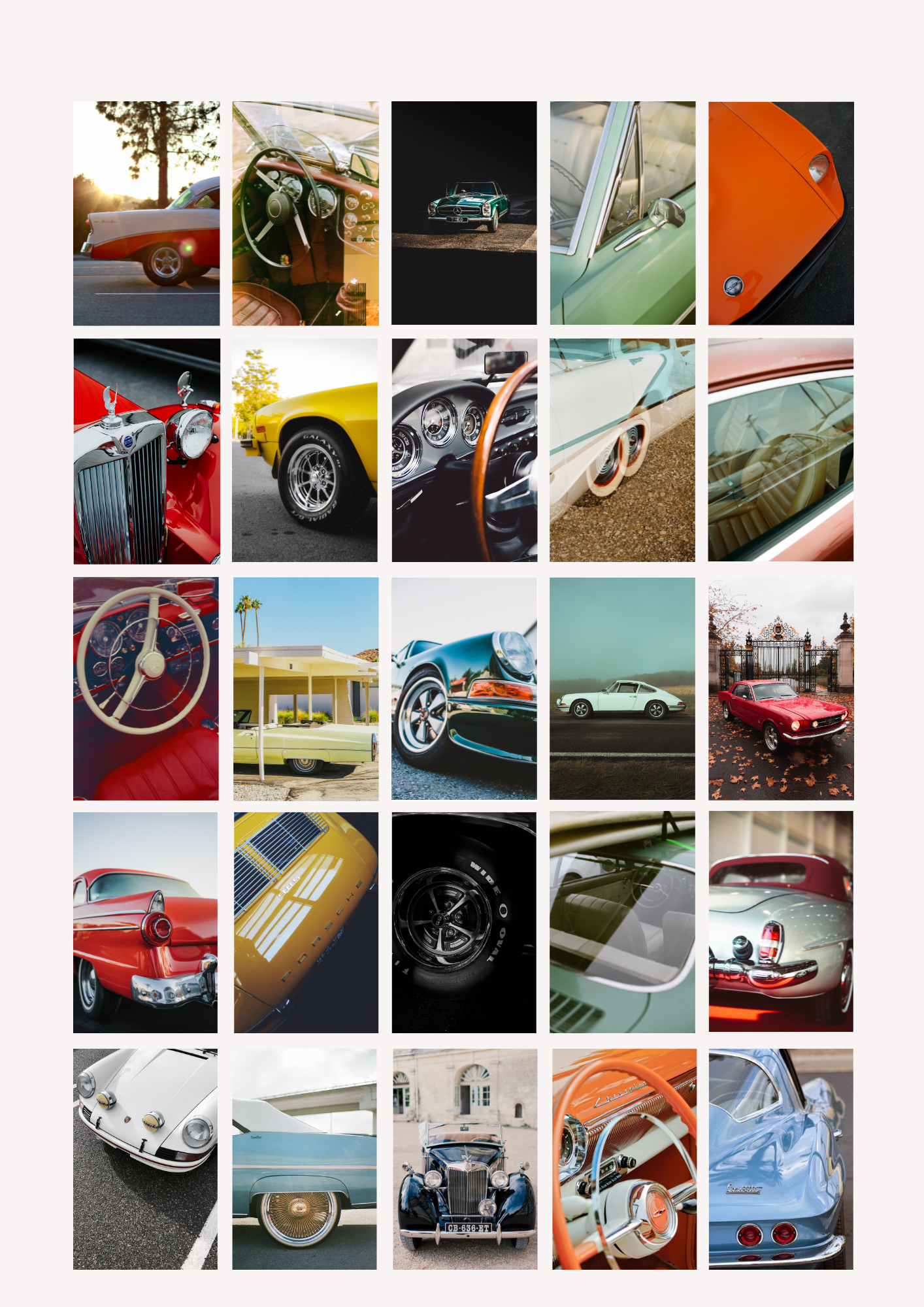 Kit collage Vintage Car - BELHUES