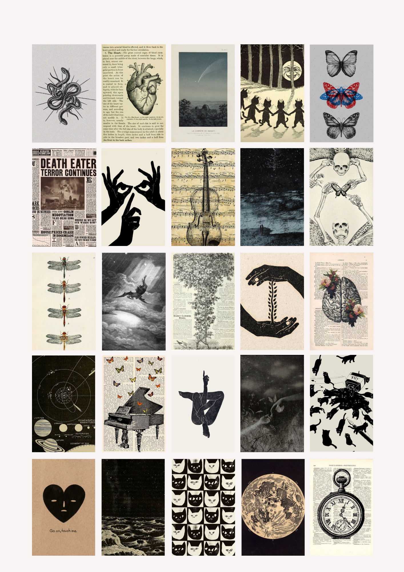 Kit collage Vintage N°1 - BELHUES